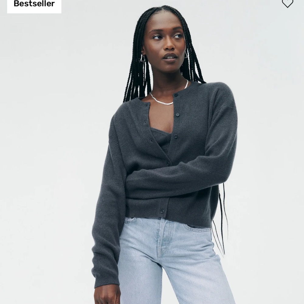 NAADAM Cashmino Baby Rib Cardigan